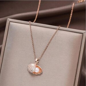 Casca's Shell Anti-tarnish Chain - Rose Gold