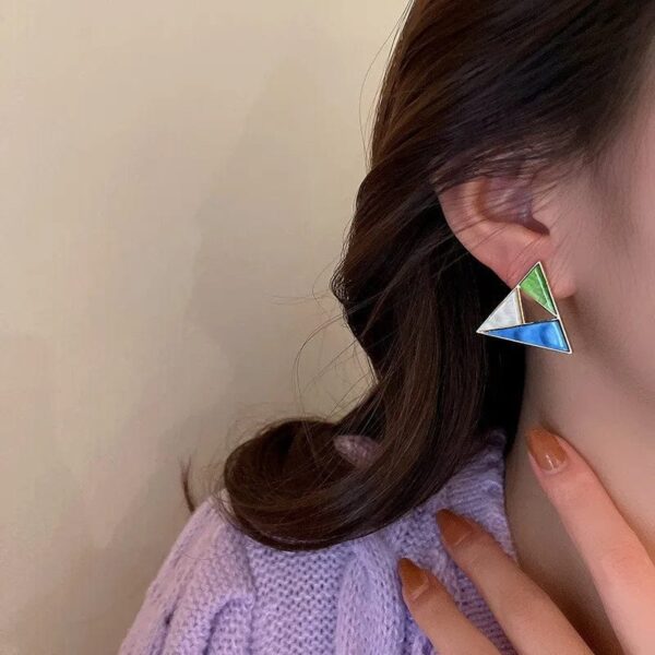 Casca's Triangle Earrings - Image 2