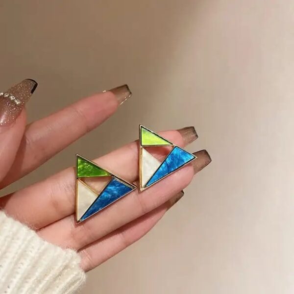 Casca's Triangle Earrings - Image 3