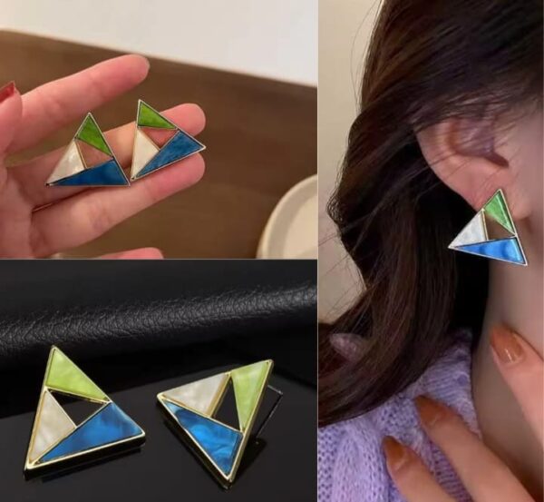 Casca's Triangle Earrings - Image 4