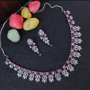 Casca's Wink AD Necklace - Ruby