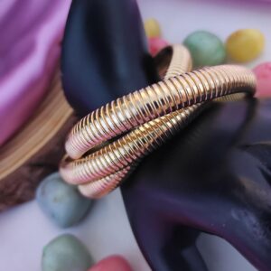 Casca's 18k Gold Plated three-layer Handcuff