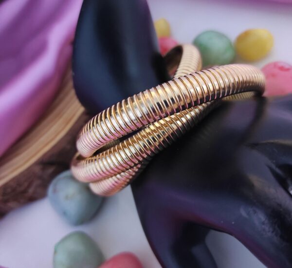 Casca's 18k Gold Plated three-layer Handcuff