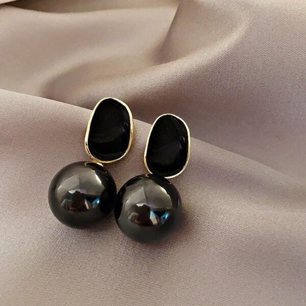 Statement Earrings – Black