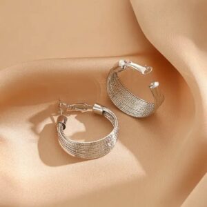 Casca's Round Hoops - Silver