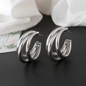 Casca's Hoops - Silver