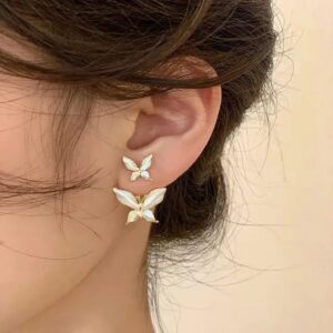 Casca's Dual Butterfly Earrings