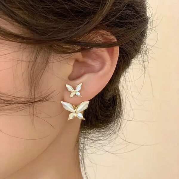 Casca's Dual Butterfly Earrings