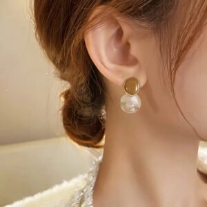 Casca's Resin Brown Earrings