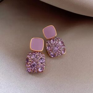 Casca's Traditional Earrings - Purple